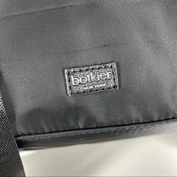 Botkier Trigger Mini Backpack Black Purse Bag New York Zippers Polyester Vegan - Picture 5 of 7